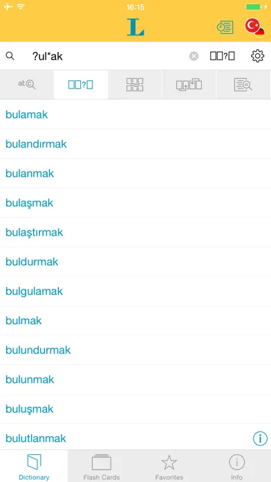 Скриншоты Big German Turkish Dictionary