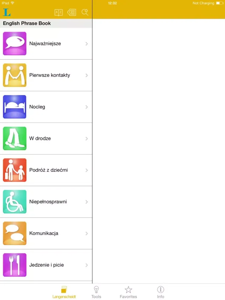 Rozmówki Langenscheidt. ANGIELSKI iPad  스크린샷