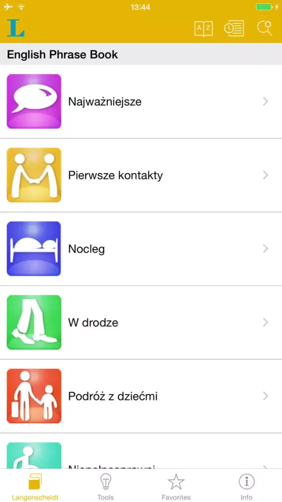 Rozmówki Langenscheidt. ANGIELSKI 스크린샷
