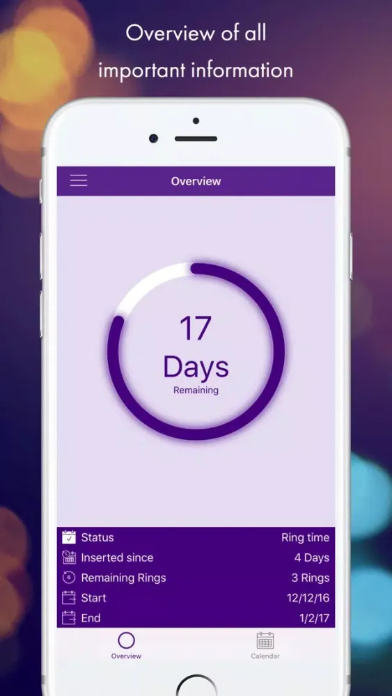 MyRing 2 - Ring contraception Screenshots