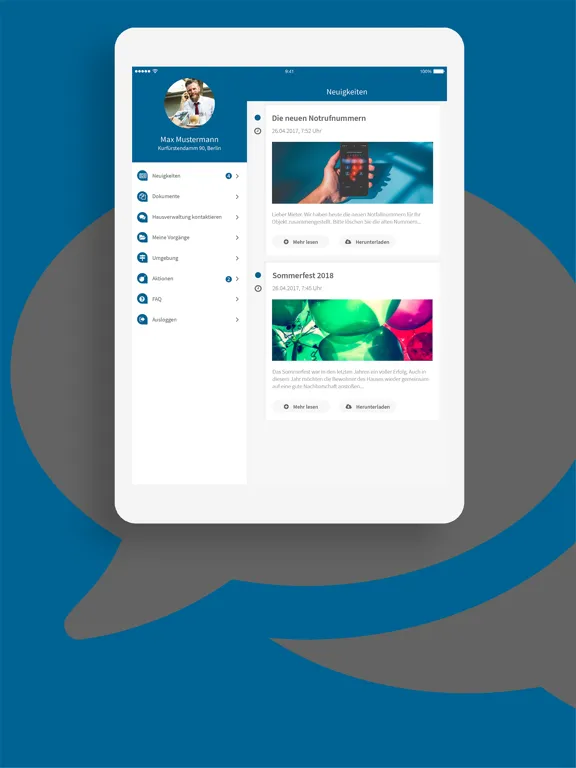 lauxundpartner iPad  Screenshots