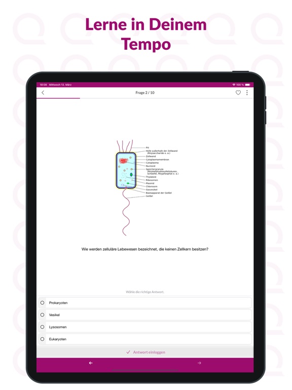 Tangkapan layar Abitur Trainer Pro iPad 