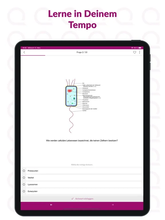 Tangkapan layar Abitur Trainer Pro iPad 