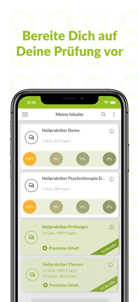 Screenshot di Heilpraktiker Prüfungen