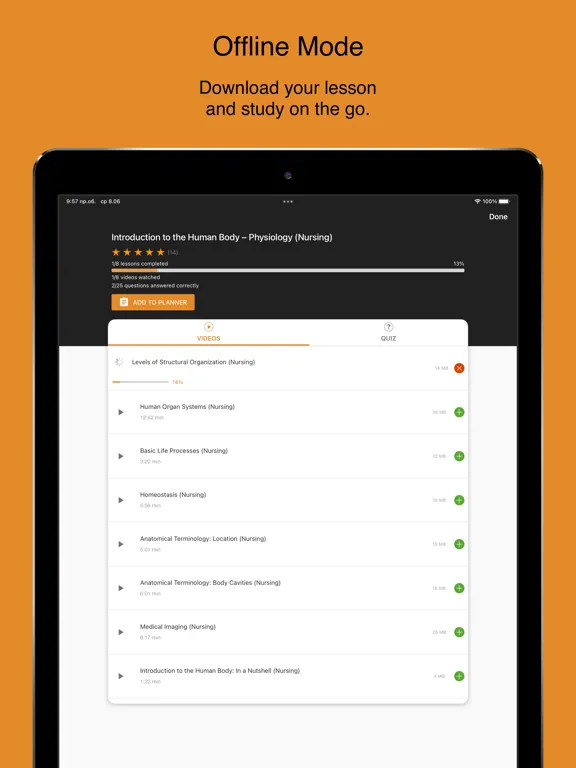 Скриншоты CPU Nursing Lecturio iPad 