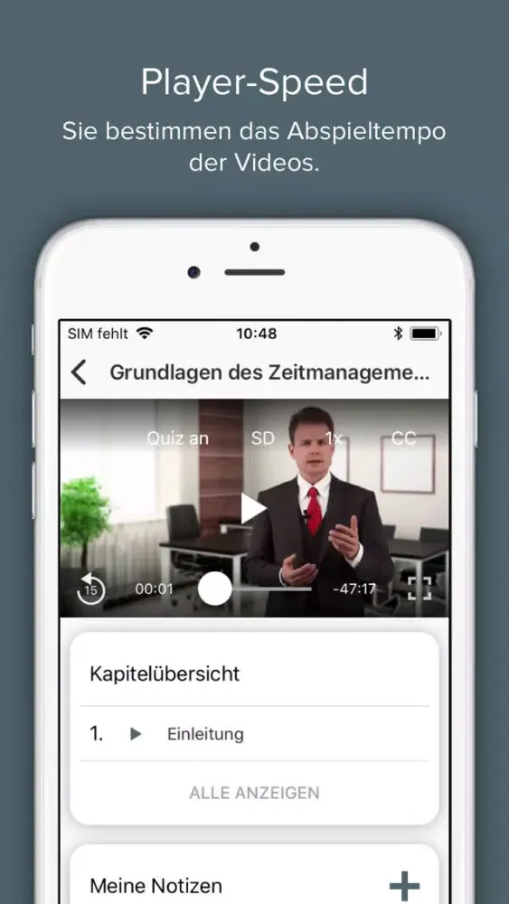 Capturas de tela do GÖRG akademie