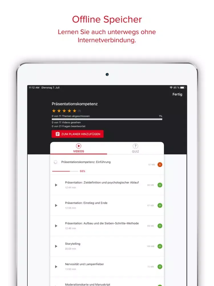 Studienkreis Akademie iPad  স্ক্রিনশট