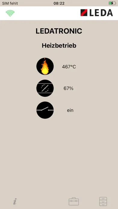 Tangkapan skrin LEDATRONIC App