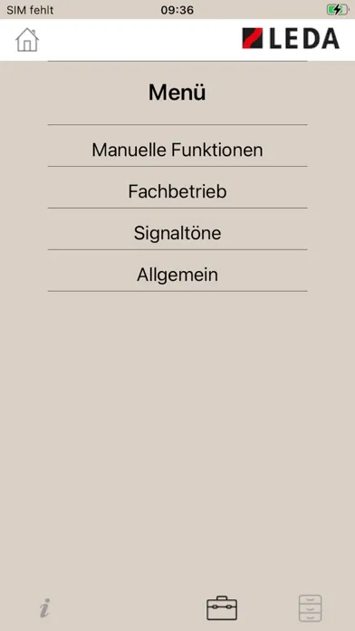 Tangkapan skrin LEDATRONIC App