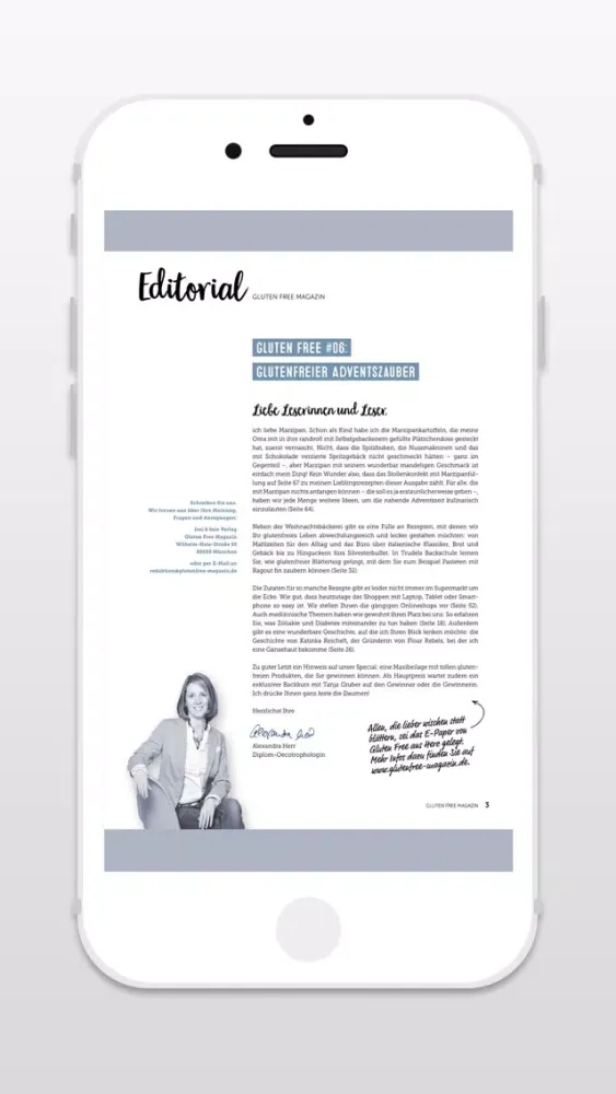Captures d'écran de Gluten Free Zeitschrift