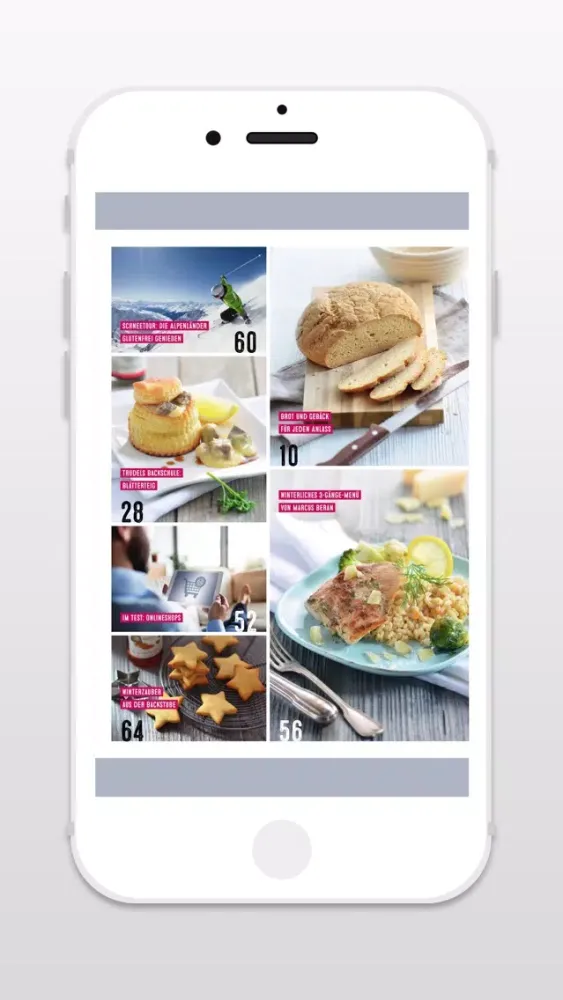 Captures d'écran de Gluten Free Zeitschrift