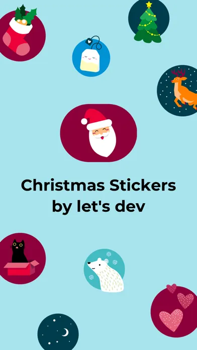 Screenshot di Christmas Sticker by let's dev
