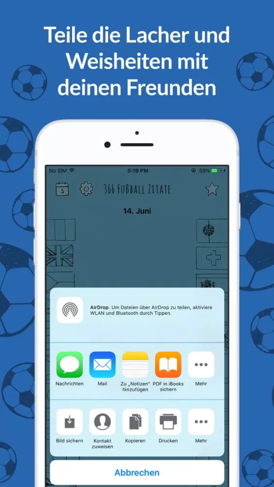 366 Fußballzitate應用截圖