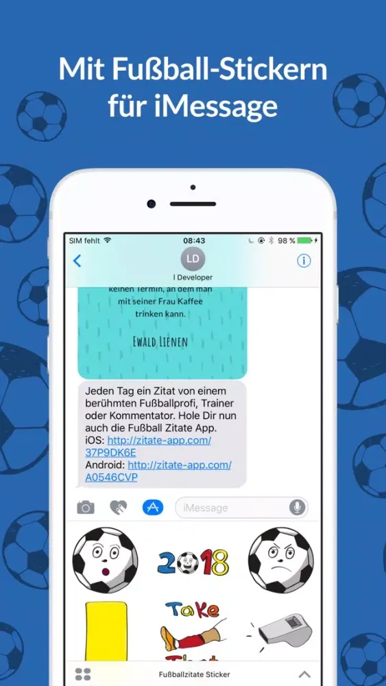 366 Fußballzitate應用截圖