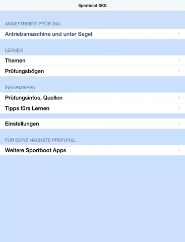 Sportboot SKS iPad  Screenshots