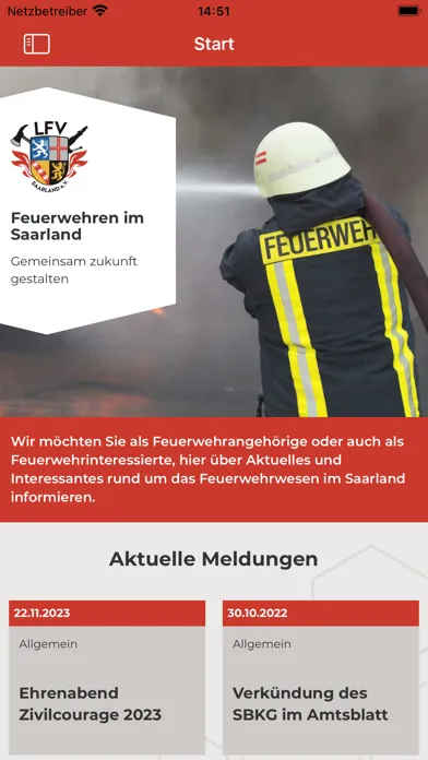 Tangkapan layar LFV Saarland