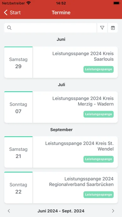 Tangkapan layar LFV Saarland