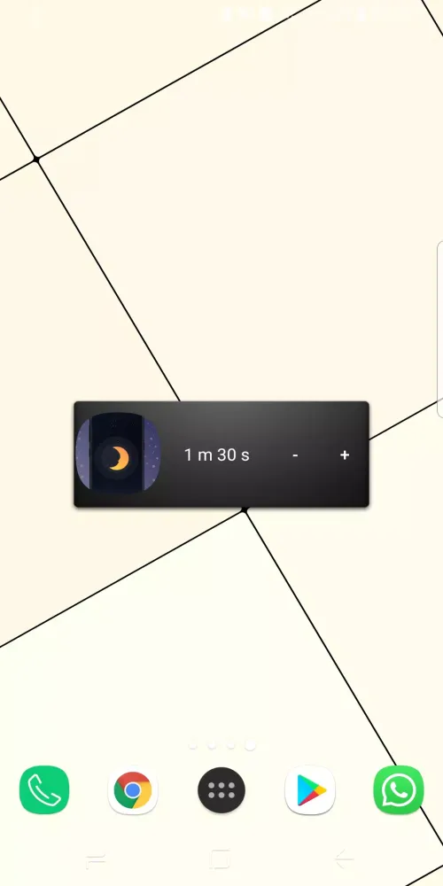 Tangkapan skrin Screen Timeout