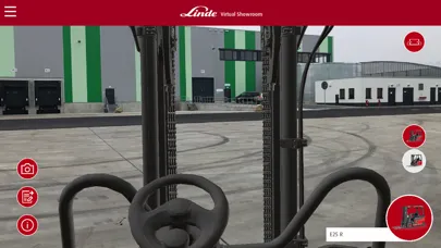 Zrzuty ekranu Linde Virtual Showroom