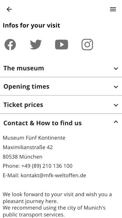Ảnh chụp màn hình của Museum Five Continents
