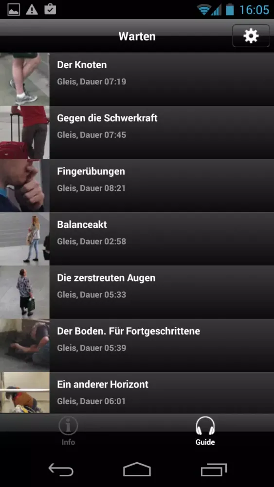 Capturas de pantalla de Warten. Guide ins Nichtstun
