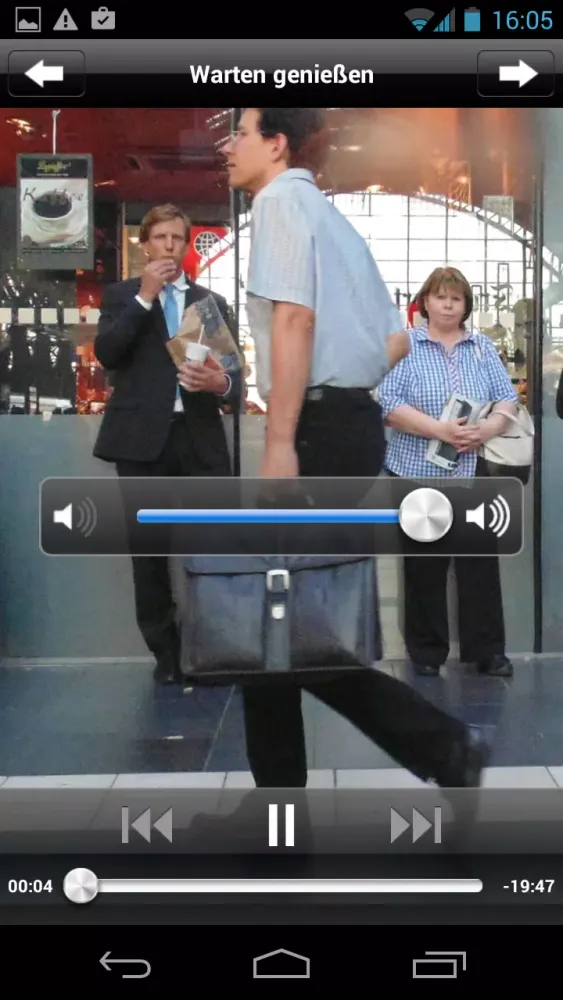 Capturas de pantalla de Warten. Guide ins Nichtstun