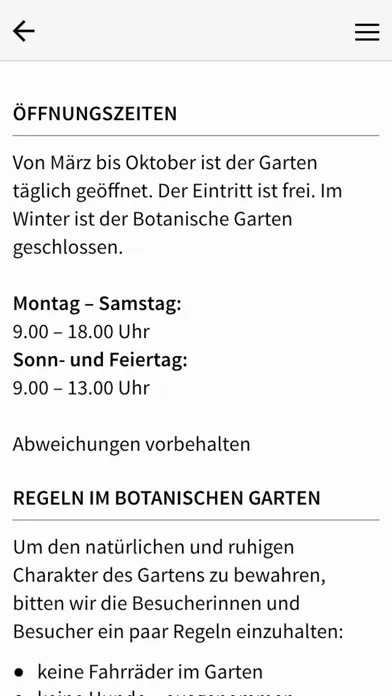 Botanischer Garten Frankfurt Screenshots
