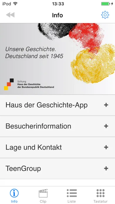 Haus der Geschichte Audioguide應用截圖