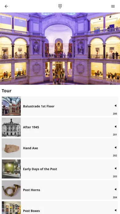 Capturas de tela do Museum für Kommunikation