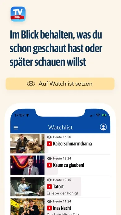 Zrzuty ekranu TV Programm TV Pro