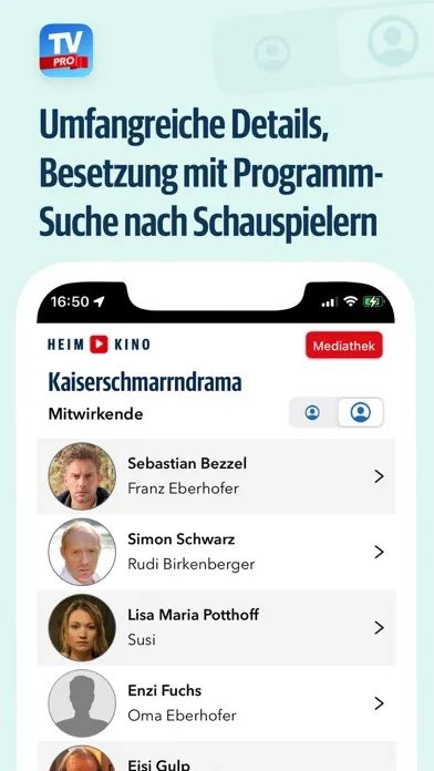 Zrzuty ekranu TV Programm TV Pro