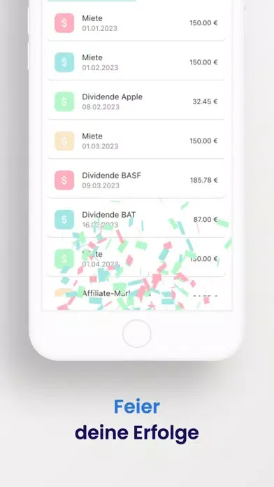 Passive Income Tracker سکرین شاٹس