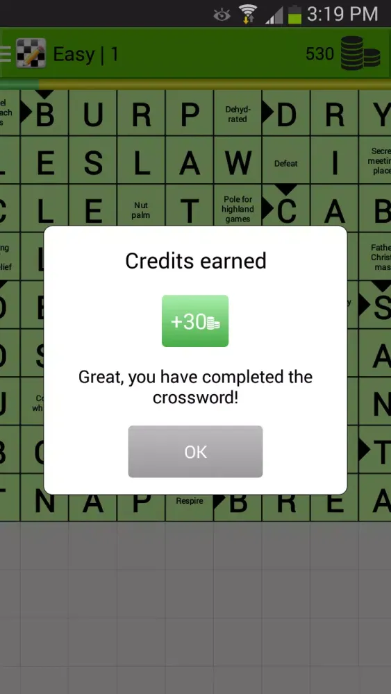 ภาพหน้าจอของ Crosswords