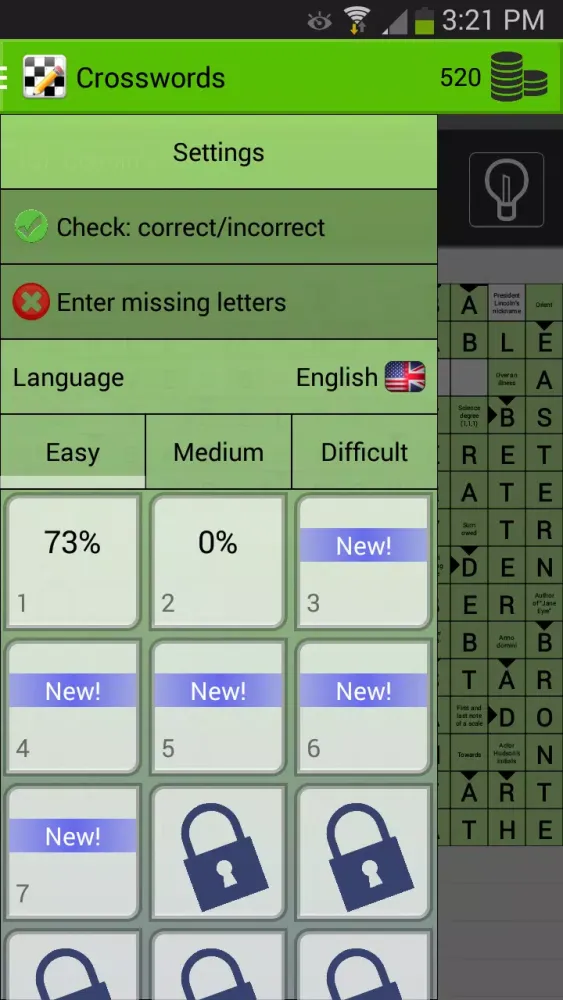 ภาพหน้าจอของ Crosswords