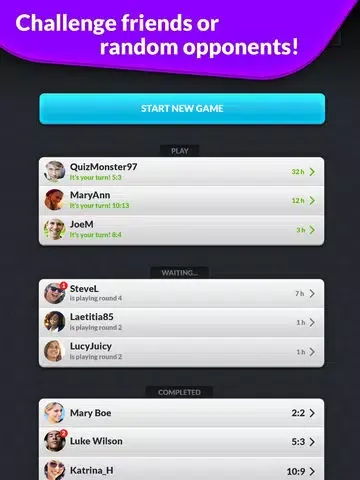 True or False: Quiz Battle iPad  スクリーンショット