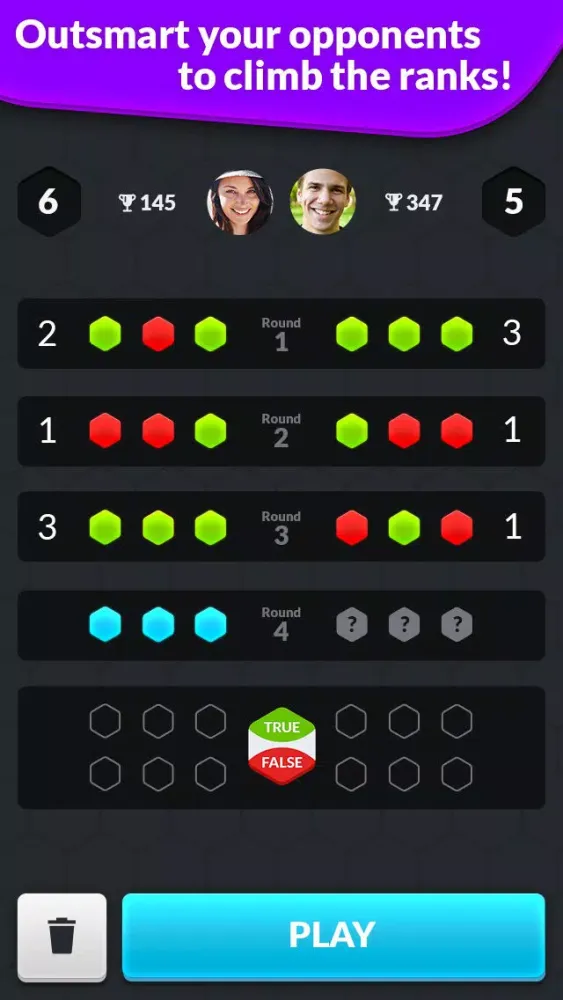 True or False: Quiz Battle スクリーンショット