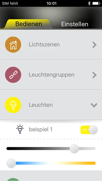 Nolte Küchen Beleuchtung BT Screenshots
