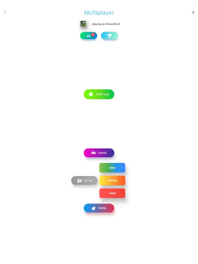 Captures d'écran de Zet - Game iPad 