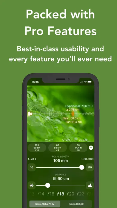 FF: Depth of Field Calculator 스크린샷