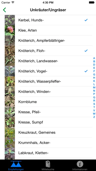 Screenshot di top Unkraut 2020