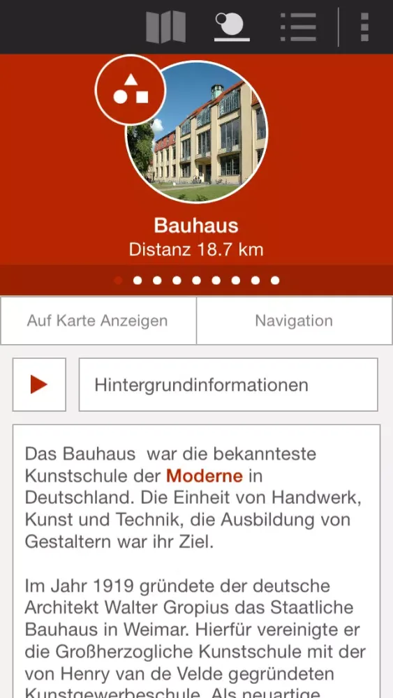 Capturas de pantalla de Topographie der Moderne in Weimar