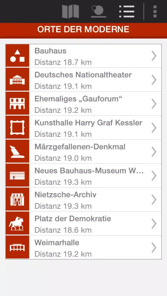 Capturas de pantalla de Topographie der Moderne in Weimar