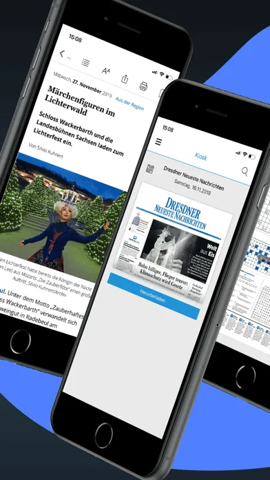Screenshot di DNN E-Paper: News aus Dresden