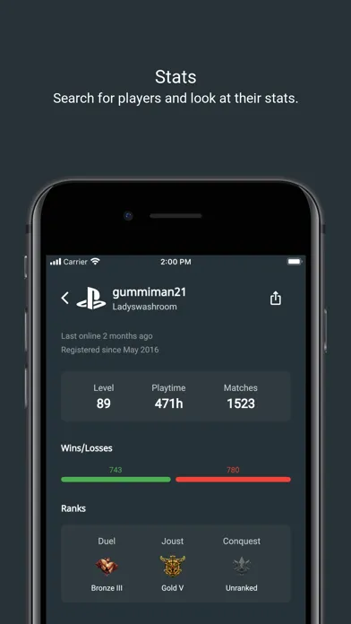 God Log - Companion for Smite 스크린샷