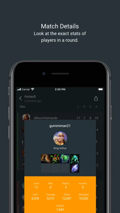 God Log - Companion for Smite 스크린샷