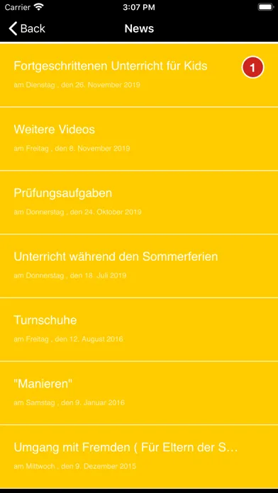 Capturas de pantalla de Wing Tsun Academy Reutlingen
