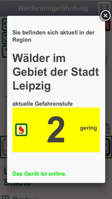 Скриншоты Waldbrandgefahr Sachsen