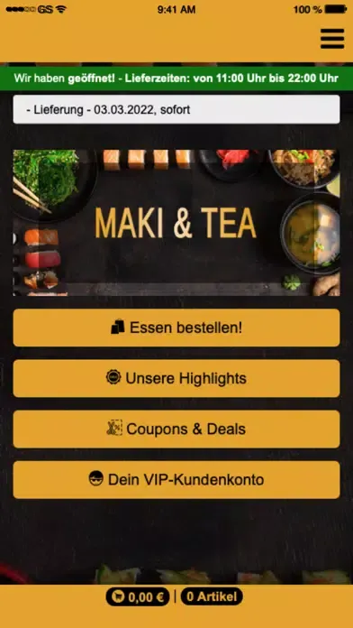 Maki & Tea Ekran Görüntüleri