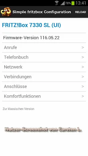 Simple Router Configuration Screenshots