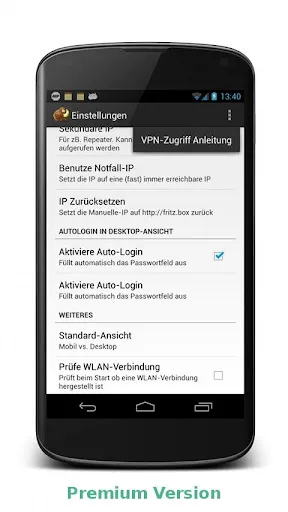 Simple Router Configuration Screenshots